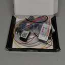 DREAMIZER 71" 12V RGB Car LED Lights Exterior Flexible Hood Light Strip,IP68 Waterproof Dynamic Car LED Strip Light with Turn Signal for Cars Truck SUV,APP Control