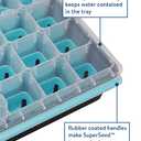 Burpee SuperSeed Seed Starting Tray | 36 Cell Reusable Seed Starter Tray | for Starting Vegetable, Flower & Herb Seeds | Indoor Grow Kit for Plant Seedlings | for Germination Success
