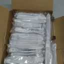 Orger Acrylic Cabinet Handles 30 Pack Modern Cabinet Hardware Drawer Pulls 4 Inch Hole Centers with Clear Square Tube Cabinet Pulls and Polished Chrome Base for Kitchen Cabinets