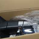 Right Passenger Side Mirror Fits 2019 2020 2021 2022 2023 2024 2025 2026 Ram 1500 With Power Folding Power Glass Heated Turn Signal Puddle Light Blind Spot Chrome Replace#68276502AH(9+2Pins)