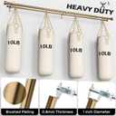 Brass Double Curtain Rod, Warm Gold Extra Long Dual Curtain Rods for Windows 72 to 144 Inch, 1 Inch Adjustable Heavy Duty Spliced Double Rod, Pro-Plating Process, Aluminium Finials
