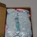 24 Pcs Velvet Christmas Bows for Christmas Tree 4.72" Rustic Crafts Gift Velvet Ribbon Twist Tie Bows for Xmas Wreaths Garland Gift Wrapping Wedding Decor(Pink,Blue,Purple)