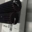 Black Ribbed Taper Candles 4 Pack, Extra Long 10.5 Inch Tall Candlesticks, Ultra Long Burning 8-12 Hours Dripless Unscented for Modern Home Decor Gothic Centerpieces