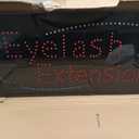 Eyelash Extension Sign, 24"x12", 60x30cm, TOPKING, LED, Neon, Florescent, Signage, Signboard, Display, Billboard, Screen, Grand Opening, Gift