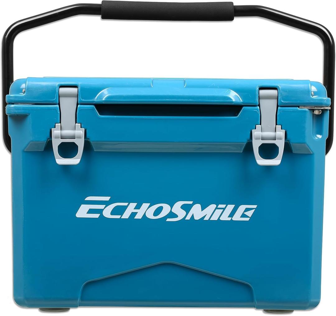 EchoSmile 25/30/35/40/60/75 Quart Rotomolded Cooler, Built to Stand up to The Rigors of The Journey (Blue)