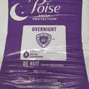 Poise Overnight Incontinence & Postpartum Pads for Bladder Leaks, 8 Drop Extra Coverage, 96 Count
