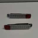 NDRUSH LED Interior Door Light Door Panel Courtesy Warning Light Lamp Assembly Compatible with 1999-2006 Silverado/Sierra 1500 2001-2006 3500 2500 HD 1999-2006 Yukon 1995-1999 C1500 C2500 C3500 (red and white)