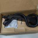 Vintage Landline Wall Phones for Home, Retro Wall Telephone for Seniors, Old Fashioned Trimline Working House Phone, No AC Power Required, Wall-Mountable Telephones (Black)