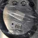 Motor Trend Perforated Microfiber Leather Steering Wheel Cover for Cars Trucks SUVs Vans, Sporty Racing Improved Grip Anti-Fatigue Ergonomic Design, Airbag Compatible - Fits Standard 15" Inch - Black