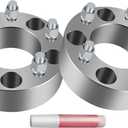5x5 Wheel Spacers 2 Inch for JK Wrangler, 87.1mm CB Spacers Adapter with 10.9 Grade 1/2" Studs for XK Commander, for WJ WK Grand Cheroke, for Safari