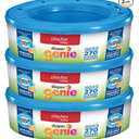 Diaper Genie Bags Refills 270 Count (Pack of 3) with Max Odor Lock | Holds Up to 810 Newborn Diapers