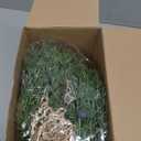 6 Pcs Artificial Blue Berry Mini Wreaths Small Vintage Kitchen Cabinet Wreath with Retro Burlap Ribbon for Farmhouse Rustic Front Door Window Wedding Bridal Shower Party Chair Wall Decor