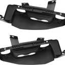 Front Bumper Tow Hook Trim Cover Panels Compatible with Fo-rd F-250 F-350 F-450 F-550 Super Duty 2017-2019 Replacement HC3Z8311H,HC3Z8310G Pair Left and Right