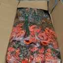 36 Pcs Artificial Mums Flowers Outdoor Plastic Fall Flowers Fake Mums Autumn Greenery Flower for Porch Window Box Farmhouse Thanksgiving Home Decor(36, Orange)