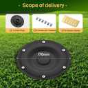 Cut More Efficiently Blade Disc + 6 Pcs Replacement Blades Compatible with ANTHBOT Pion 900 1000 / Genie 600 1000 3000, Redkey MGC500 MGC1000, Robotic Lawn Mower