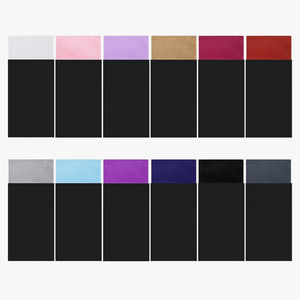 Xuhal 12 Pcs Men's Flat Prefolded Pocket Square Masculine Polyester Suit Rectangular Pocket Square Handkerchief on Card, 12 Colors