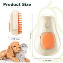 2 x 3 In 1 Pet Brush for Shedding, Portable Hair Removal Tool for Cats and Dogs, Deshedding Grooming Brush for Indoor Pets