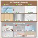 6 x 20-Pack Picture Hanging Strips, No Tools Wall Hanging Strips for Posters, Damage-Free Hanging Picture Hangers, Damage-Free Removal