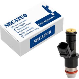 Set of 1 Fuel Injectors - Compatible with Honda CR-V 2010-2011 Civic 2013-2015 Accord 2008-2012 Acura TSX 2009-2014 ILX 2013-2015 L4 2.4L - Replaces FJ1046 16450-R40-Y01 (single)