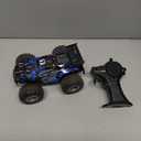 Hielse Remote Control Car, All-Terrain Remote Control Truck for Boys, Rechargeable Rc Truck with LED, 1:20, 10KM/H, 2 Motors, 2.4GHZ, Speed Friendly, Sturdy, Rc Cars for Christmas, Kids, Beginner (Blue)