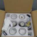 Battery Operated Wall Sconces Set of 2, 330 Rotation 3000K-6000K Dimmable Wireless Wall Sconce with Clear Glass Black 10400mAh USB Rechargeable Wall Lights with Remote Bulbs Included 2 Pack