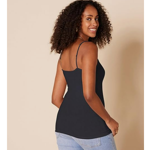 Amazon Essentials Women's Tank Top Camisole Pack, L, Pack of 4