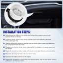 Front AC Blower Motor with Fan Fits for Automatic AC 2014 2015 2016 2017 2018 2019 2020 2021 Mazda 6 CX5 CX-5 Mazda6 Heater Blower Replaces# 76984 GHR161140B