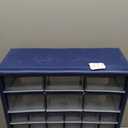 Plastic Storage Drawers 42 Compartment Organizer Desktop or Wall Mount Container for Hardware, Parts, Crafts, Beads, or Tools by Stalwart, 10 Targets
