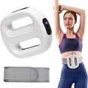 Vibration Plate with Extended Battery, Portable Cordless Massager for Weight Loss & Lymphatic Drainage, Full Body Fascia Ring with Belt - Gift for Women