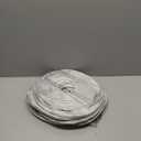 Baquler 12 Pcs 12" Moon Paper Lanterns Ceiling Hanging Decor LED Outer Space Moon Party Decorations Hanging Ball Lanterns Round for Room Classroom Birthday Wedding Anniversary Party