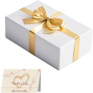Gift Box, 12x6x4 nches Foldable Magnetic Gift Box Rectangular Box with Lid for Weddings,Proposals, Birthdays, Christmas, Anniversaries, Halloween,Holiday Gift Giving Packaging, 1Pack