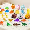 220 Pcs Easter Egg Fillers, Kids Party Favors, Small Toys Classroom Prizes Goodie Bags Stuffers Treasure Box Toys