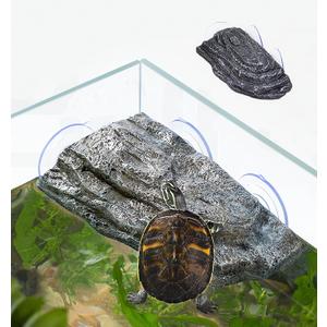 Turtle Basking Platform with Suction Cups, Floating Resting Terrace for Frogs, Terrapins and Tortoises
