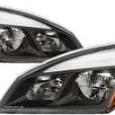 EVERESTHD Pairs LED Headlight Fits for Freightliner Cascadia 2018-up Included All LEDs Black Housing Performance Headlights