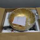 Bestshared Dusk to Dawn Outdoor Barn Light Anti-Rust Outdoor Wall Sconce Farmhouse Exterior Lighting Fixture Wall Lantern Lamp for Porch,Garage (Black+Gold, 2 Pack)