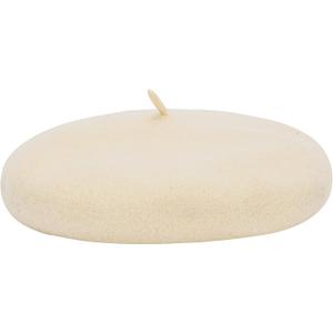 Kids French Beret Solid Color Cap - Classic Breathable Warm Hat Wool Felt Berets for Girls 3-7 Years (One Size, Beige)