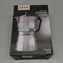 Primula Classic Stovetop Espresso and Coffee Maker, Moka Pot for Italian and Cuban Caf Brewing, Greca Coffee Maker, Cafeteras, 9 Espresso Cups, Silver