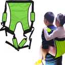 Kids Carrier Hiking Back Pack Belt Outdoor Children Lift Sling for Transferring Toddler, Disabled, Handicapped, Bedridden to Car,Wheelchair,Vehicle,Bed,Chair (Green)
