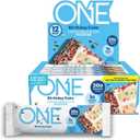 ONE Protein Bars, Birthday Cake, Gluten Free with 20g Protein and 1g Sugar, Pantry Staples, 2.12 oz (12 Count)