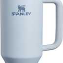 Stanley Quencher H2.0 Tumbler with Handle and Straw 40 oz | Flowstate 3-Position Lid | Cup Holder Compatible for Travel | Insulated Stainless Steel Cup | BPA-Free | Glacier