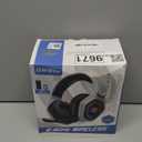 Ozeino 2.4GHz Wireless Gaming Headset for PC, Ps5, Ps4 - Lossless Audio USB & Type-C Ultra Stable Gaming Headphones with Flip Microphone, 40-Hr Battery Gamer Headset for Switch, Laptop, Mobile, Mac (Black and White)