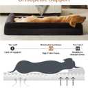 BFPETHOME Dog Beds for Large Dogs, Orthopedic Dog Bed for Medium Large Dogs,Big Waterproof Couch Dog Pet Bed with Removable Washable Cover