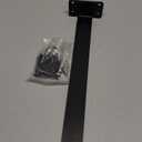 6 Inch Heavy Duty Shelf Brackets (4-Pack), Black Steel Floating Shelf Supports, Easy Installation Metal L Brackets for Wall Shelves, DIY Home & Office Organization (Black)