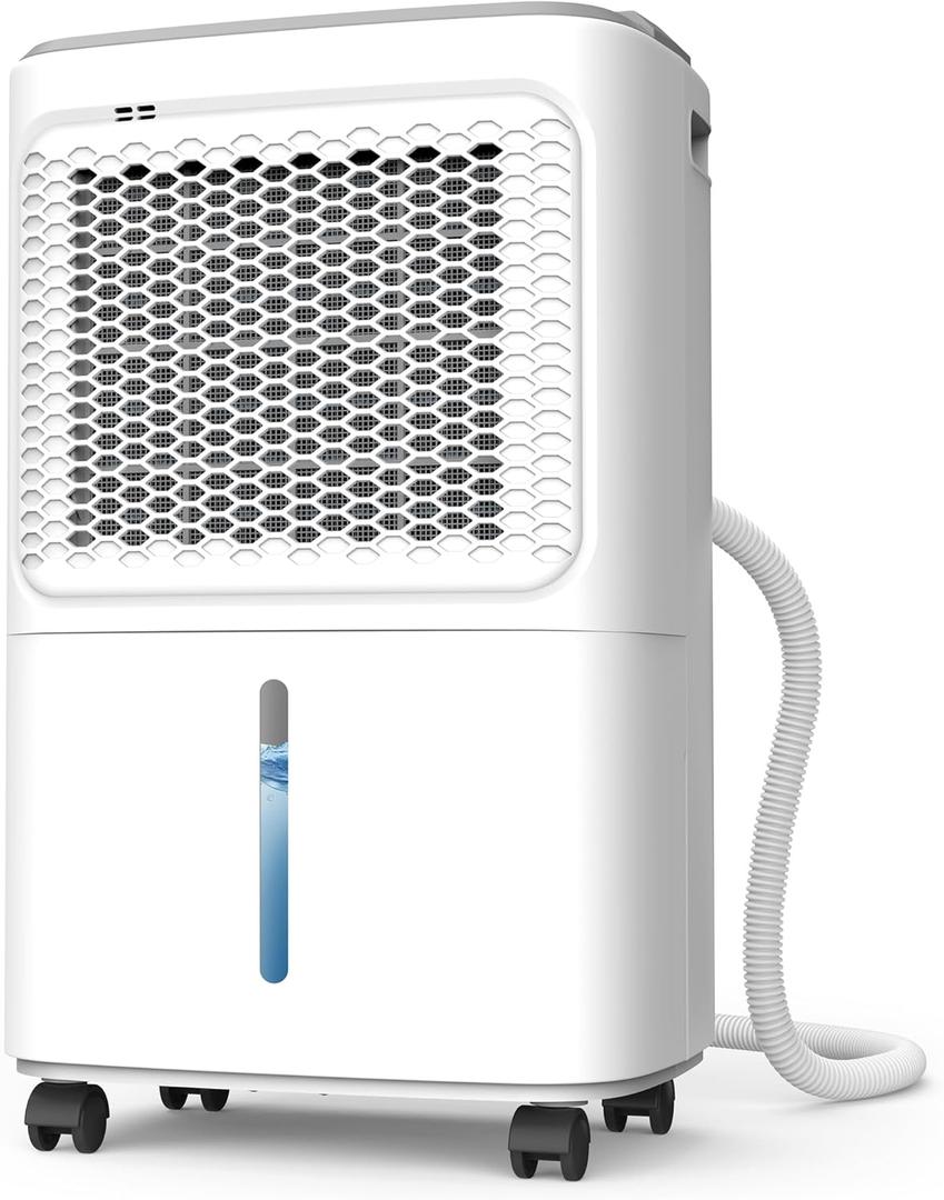 Dehumidifier for Home Basement Max 34 Pint 2500 Sq.Ft Small Quiet Portable Dehumidifiers for Bathroom Large Room, Bedroom Auto Defrost,Intelligent Humidity Control,24h Timer,Child Lock (34 Pint)