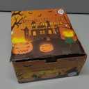 Halloween Party Favors Kids Toys 64Pcs Halloween Toys Glow In The Dark Party Decoration Supplies Bouncy Balls Toy for Kids halloween Bag Fillers with Pumpkin Buckets Trick or Treat