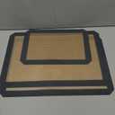 Silicone Baking Mat, Set of 3 Reusable Non-Stick Food Safe Baking Sheets for Cookies, Bread and Pastry, Baking Supplies for Oven