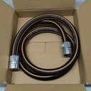 Giraffe Tools Garden Hose 5/8", Custom Length, Heavy Duty, No Kink, Flexible, Rubber Garden Hose, Leakproof Water Hose, 5ft Double Female Fittings, 600 Burst PSI