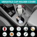 Cup Holder Compatible with 2024 2025 Subaru Crosstrek Premium/Sport/Limited/Wilderness Accessories, Noise-Free Water & Dust Proof Insert Console Drink Holder Fit for Subaru Impreza