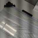 2PCS Set 22.08x16.57x0.16in（Each Piece） Clear Tempered Glass Canopy