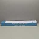 probebi Retractable Baby, Child & Dog Gates for Stairs, Extends to 54" Wide 34" Tall, Use for Outdoor, Indoor, Hallways, Doorways, Deck, Porch, Black